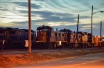 CSX Locomotives in the Yard